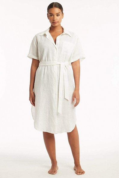 Платье-рубашка Resort Linen